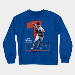 Jeff McNeil New York M Outline Crewneck Sweatshirt